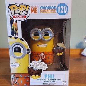 Funko Pop Minions Paradise Phil Vinyl Figure